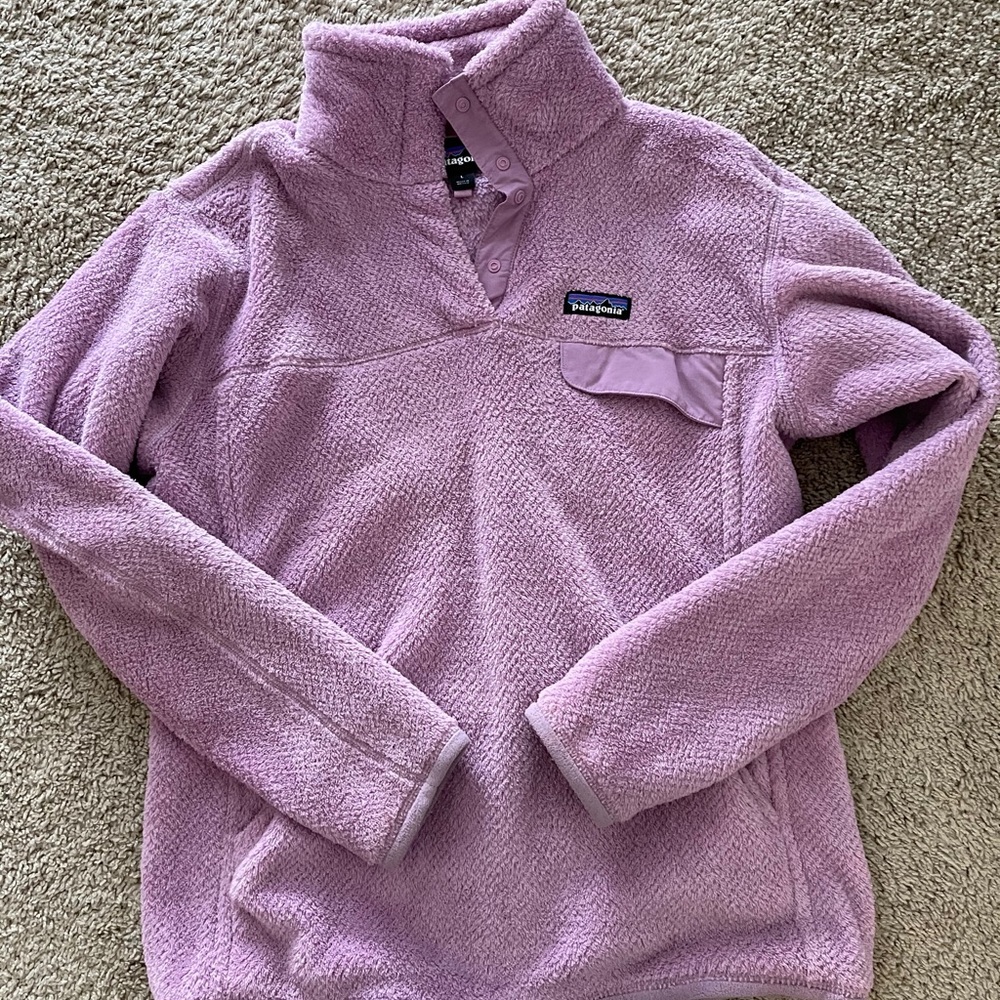 Patagonia Sherpa quarter button sweater